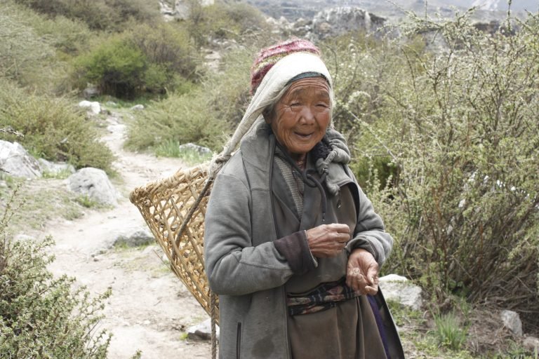 Old women From Mountain