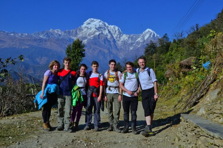 South Annapurna and Himchuli Annapurna range