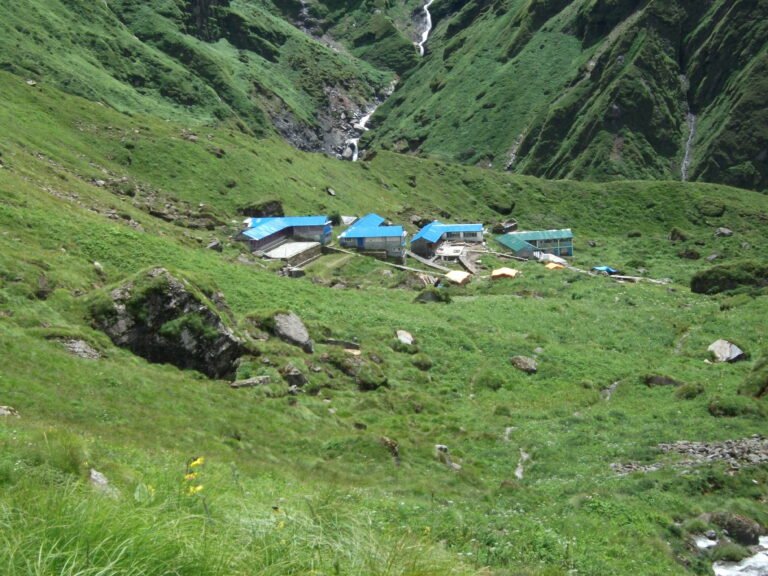Machhapuchara Base Camp it is locked in base of Fishtail mountain have 5 teahouse very beautiful.